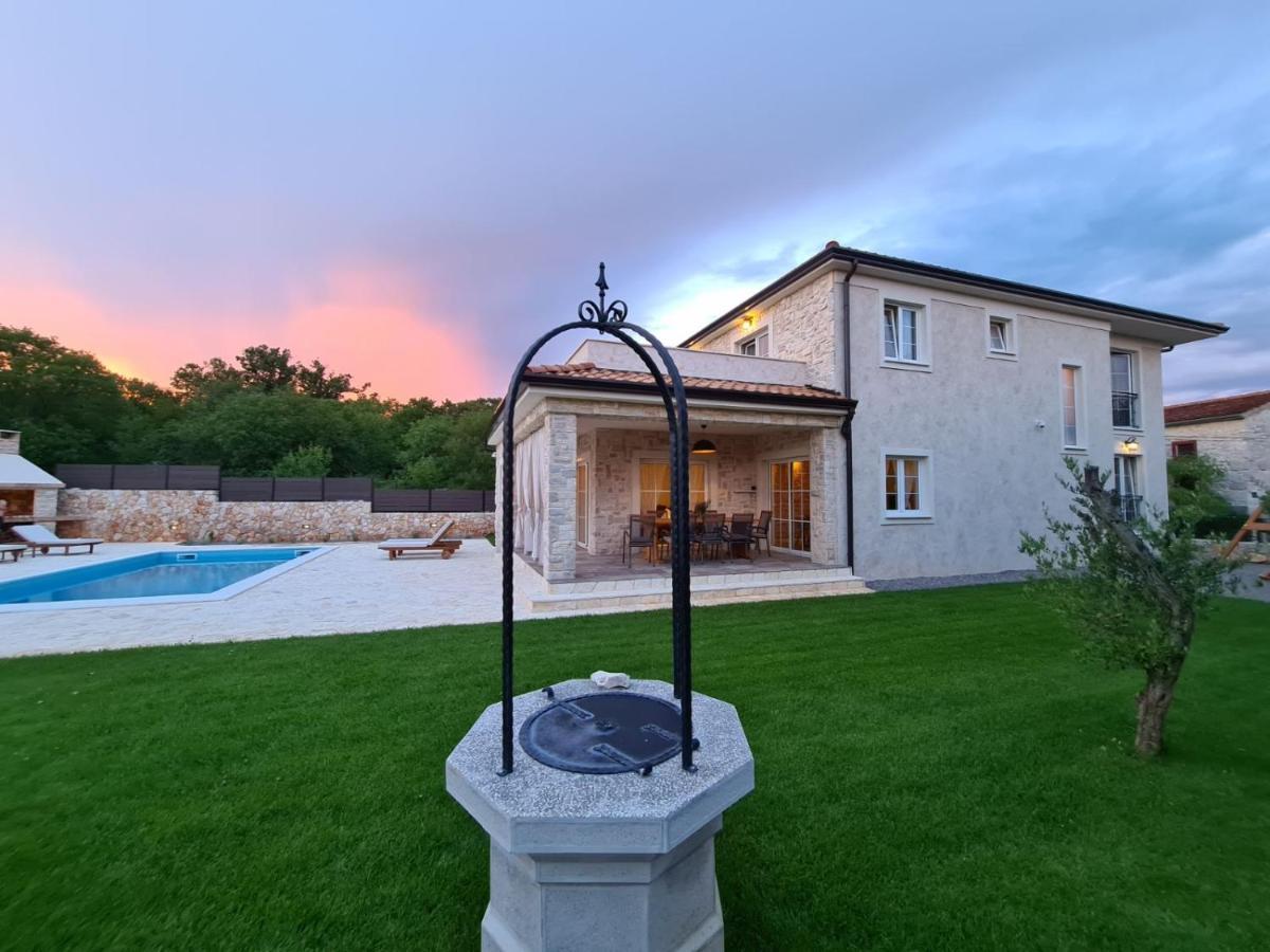 Villa Lulu Kamena Villa S Maslinikom Otok Krk Dobrinj Selo Gostinjac Кърк Екстериор снимка